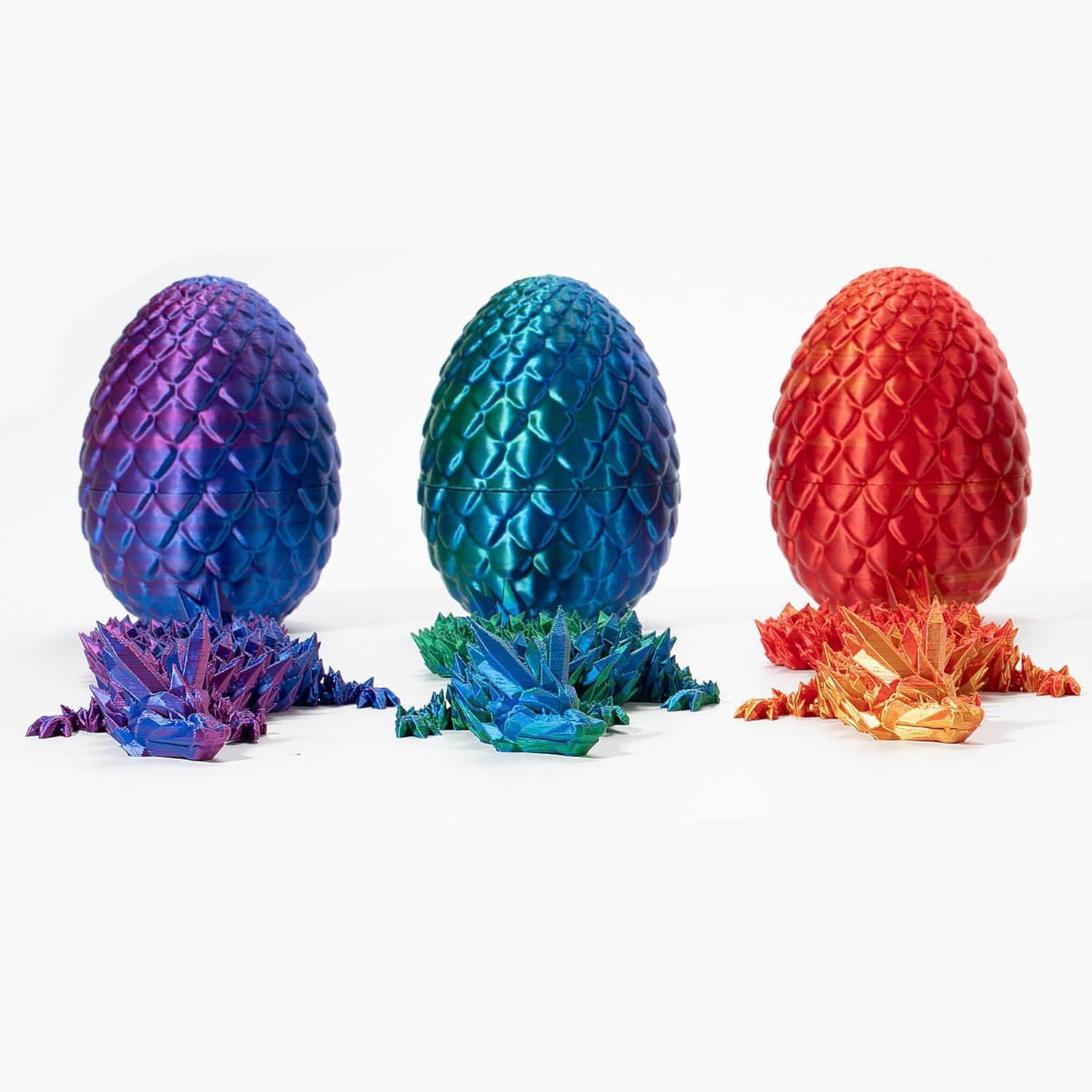 3D Dragon Egg, Halloween, Christmas, New Year, Easter Gifts for Family and Friends, Holiday Party Gifts, Room Decor, Living Room Decoration, Desktop Decor, Fun Gifts, Home Decor Statue, Collectible Figurine