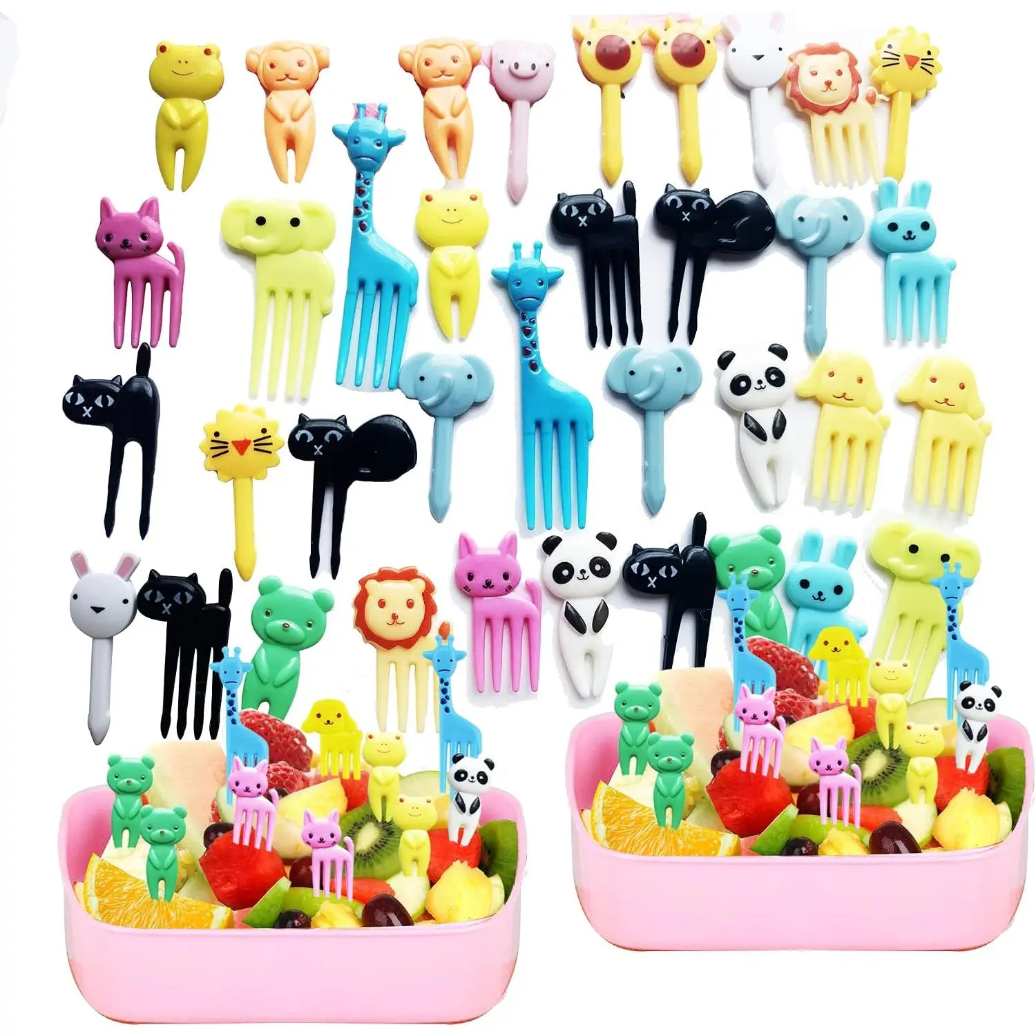 36 count   Picks, Cute Cartoon  Fruit  Toothpicks, Lunch Picks Bento, Lunch Bento Box Picks