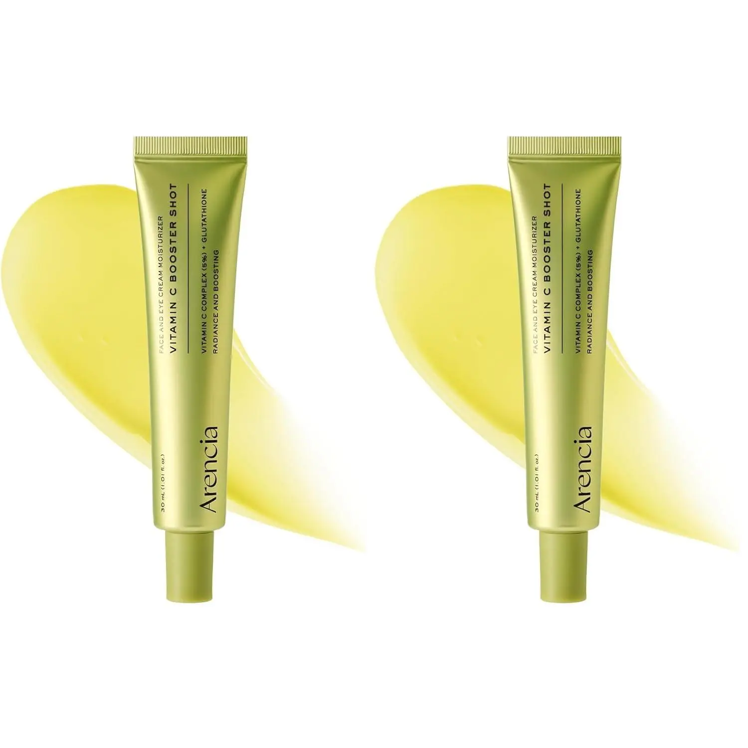 Arencia Vitamin C Booster Shot Serum with Glutathione, Niacinamide and Vitamin E for Dark Spot Care, Fine Lines & Wrinkles, Glass Skin, Korean Skincare 30ml/1.01 fl.oz