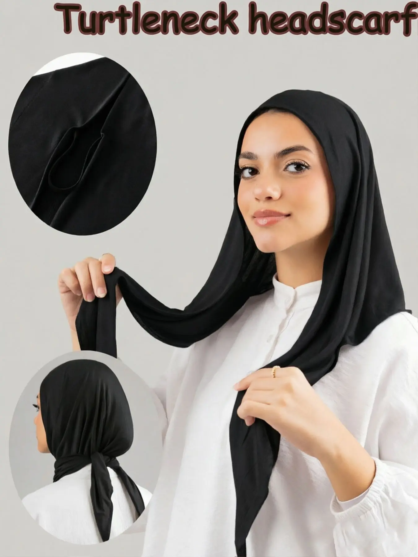 Women's Summer Elastic Headscarf, Lightweight Breathable Hijab, Elegant Fashion For Muslim Hijab, Modesty Hijab Wrap, Daily Use Turban, Sun Protection