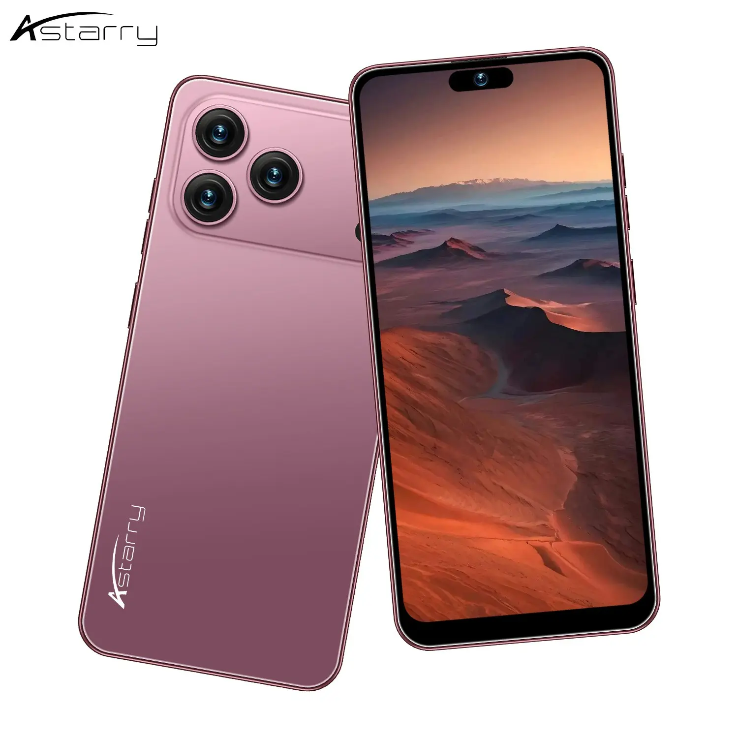Astarry-17Pro Max All-network 4G mobile phone, MTK6762 octa-core processor 6+64GB memory Android 12 operation 1600W front camera 2000W rear dual camera 5000 mAh long-lasting battery physical real fingerprint unlocking backup phone first choice