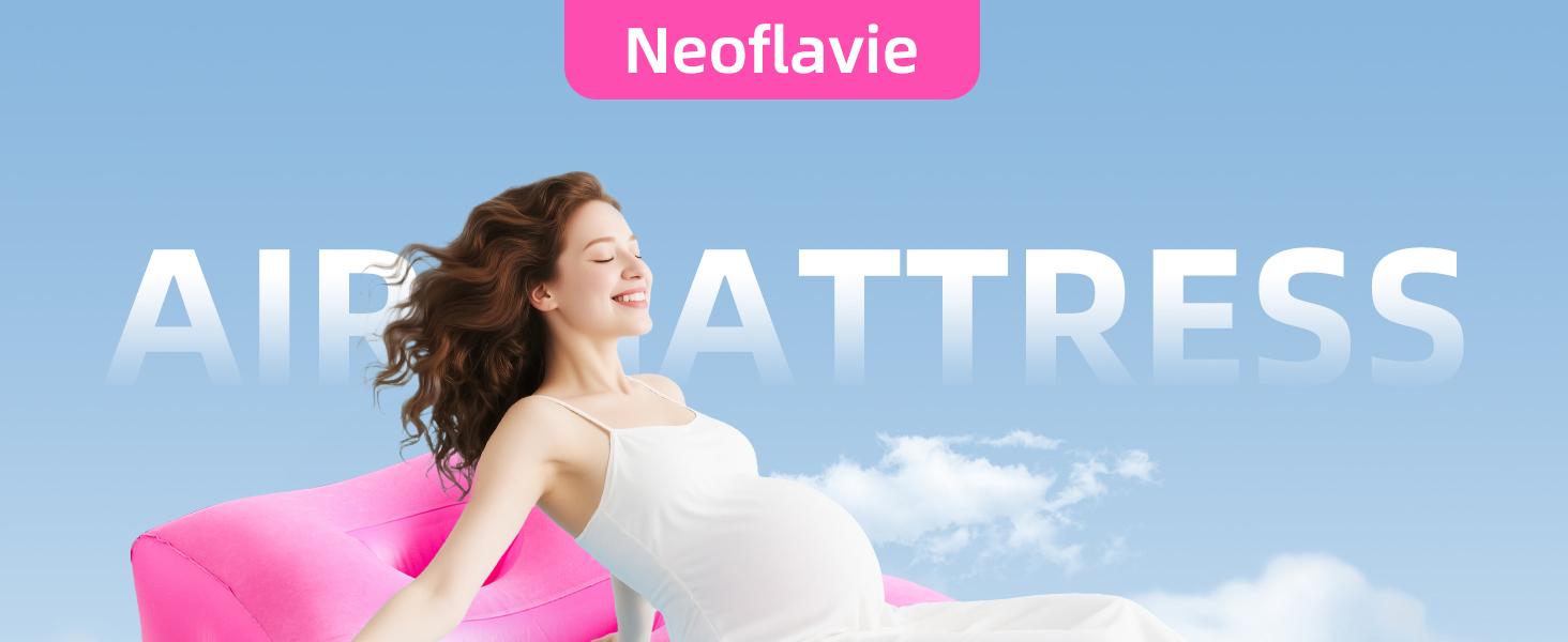 Inflatable Pregnancy Pillow, Full Body Pregnancy Mattress with Hole for Belly Chest/Head, Pregnancy Pillows for Prone Sleeping, Relieves Back Pain-for Massage, Home, Travel-Pink