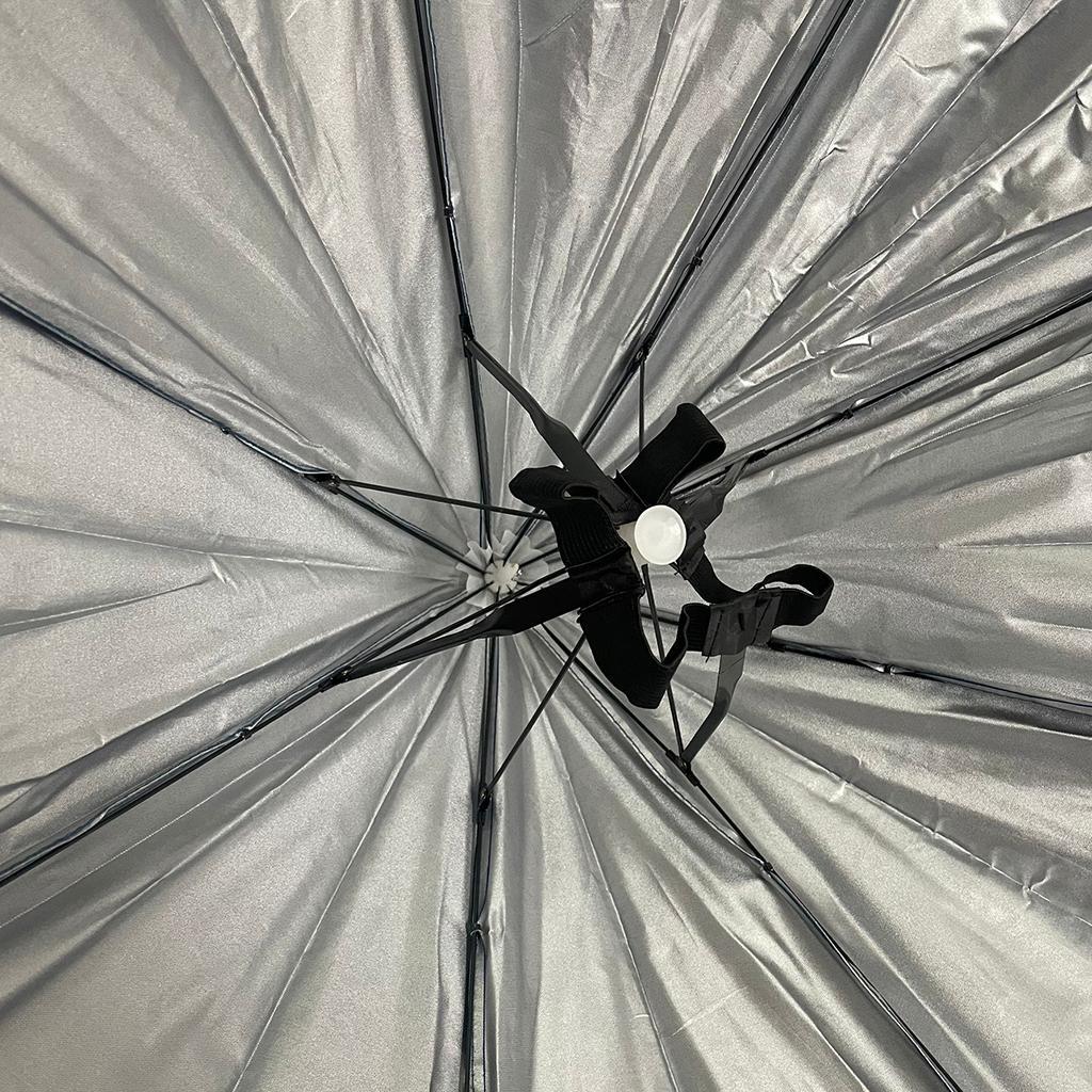 Portable Umbrella Hat, Lightweight Waterproof Umbrella, 1 Piece Hands-Free Umbrella Cap, Multifunctional Sun-Protection Umbrella for Outdoor Fishing, Golf & Gardening, Rainproof Umbrella
