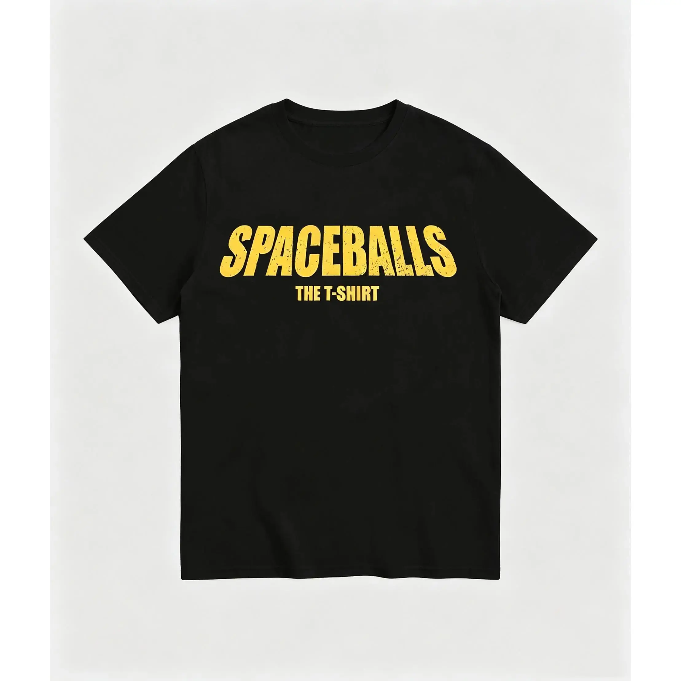 Men's Spaceballs Retro Graphic T-Shirt, Soft Crew Neck Sci-Fi Comedy Movie Top, Casual Wear or Gym Gift for Fans, Menswear, Tshirt