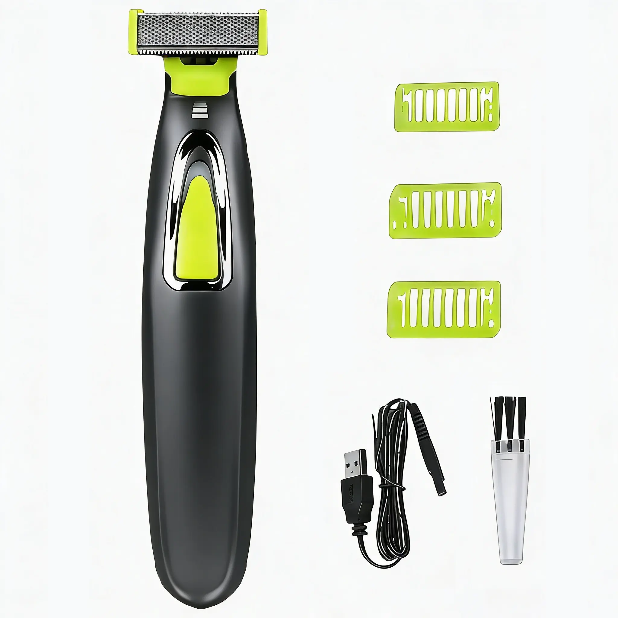 Men's Electric Razor Trimmer, Multi-Setting Long Battery Life, Safe Pain-Free Intimate Care, Suitable for Sensitive Skin, Full Body Use, No Bumps, Razors Rechargeable