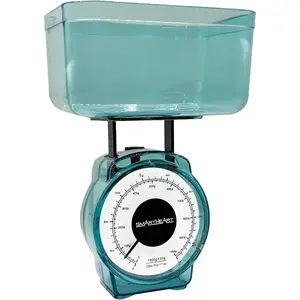 Mechanical Kitchen Scale with Precise Measurement & Removable Bowl, Supports lbs, oz, g, ml Units