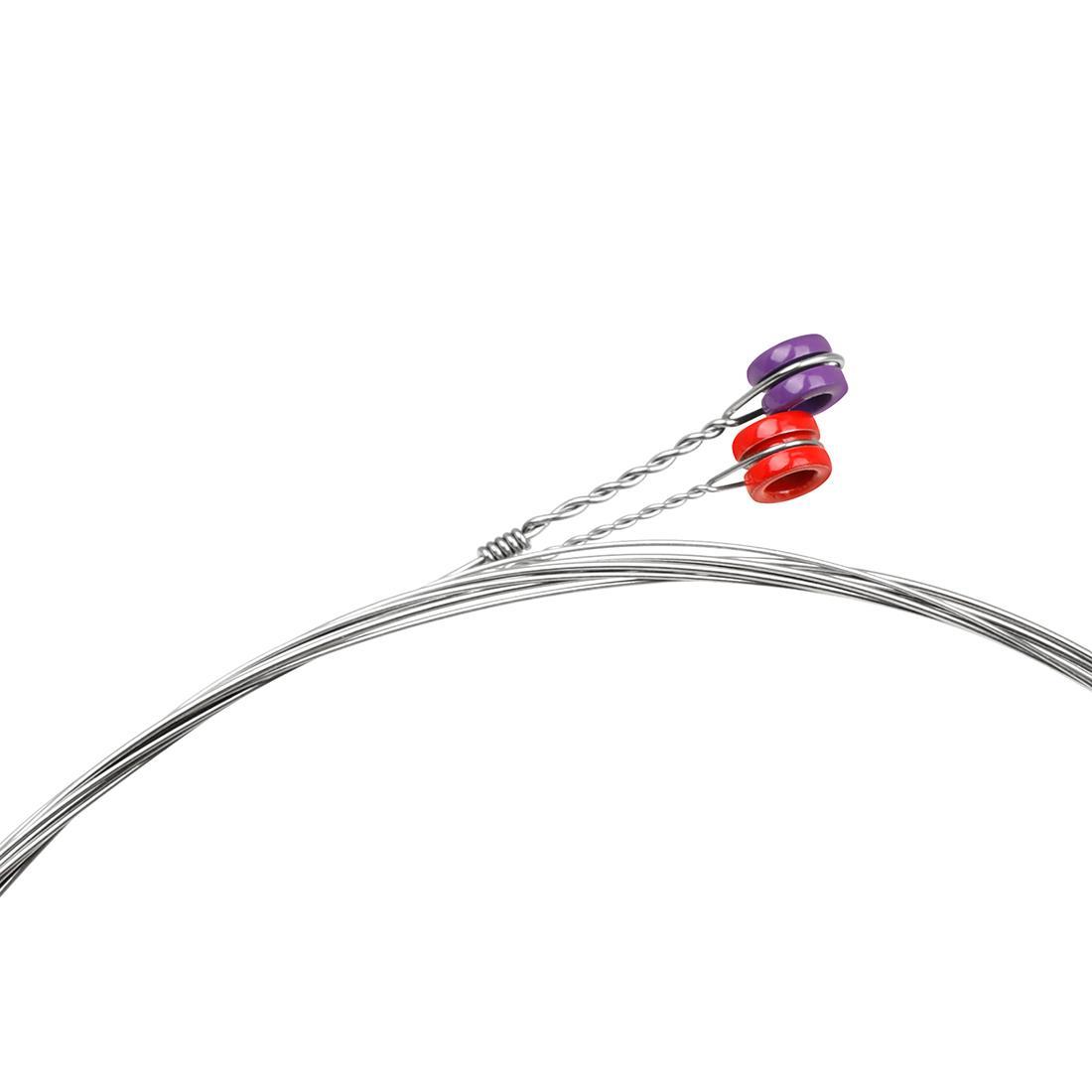 Guitar String, 6pcs/set Guitar String with Copper Wrapped Beads, Musical Instrument Accessories for Guitar, Ukulele, Bass, Violin