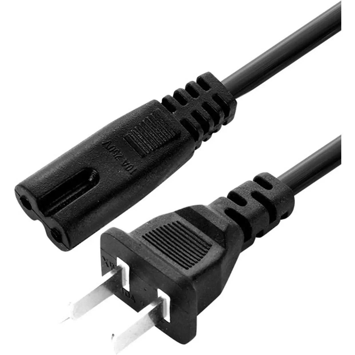 Power Cord Replacement for Bose Wave Music System AWRCC1 Radio CD Player, JBL PartyBox Charger - 2 Prong AC Cable