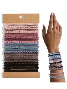 boho style hair tie, minimalist headwear suitable for thick hair, braid, fashion hairstyles band hair accessories for party, daily clothing decor