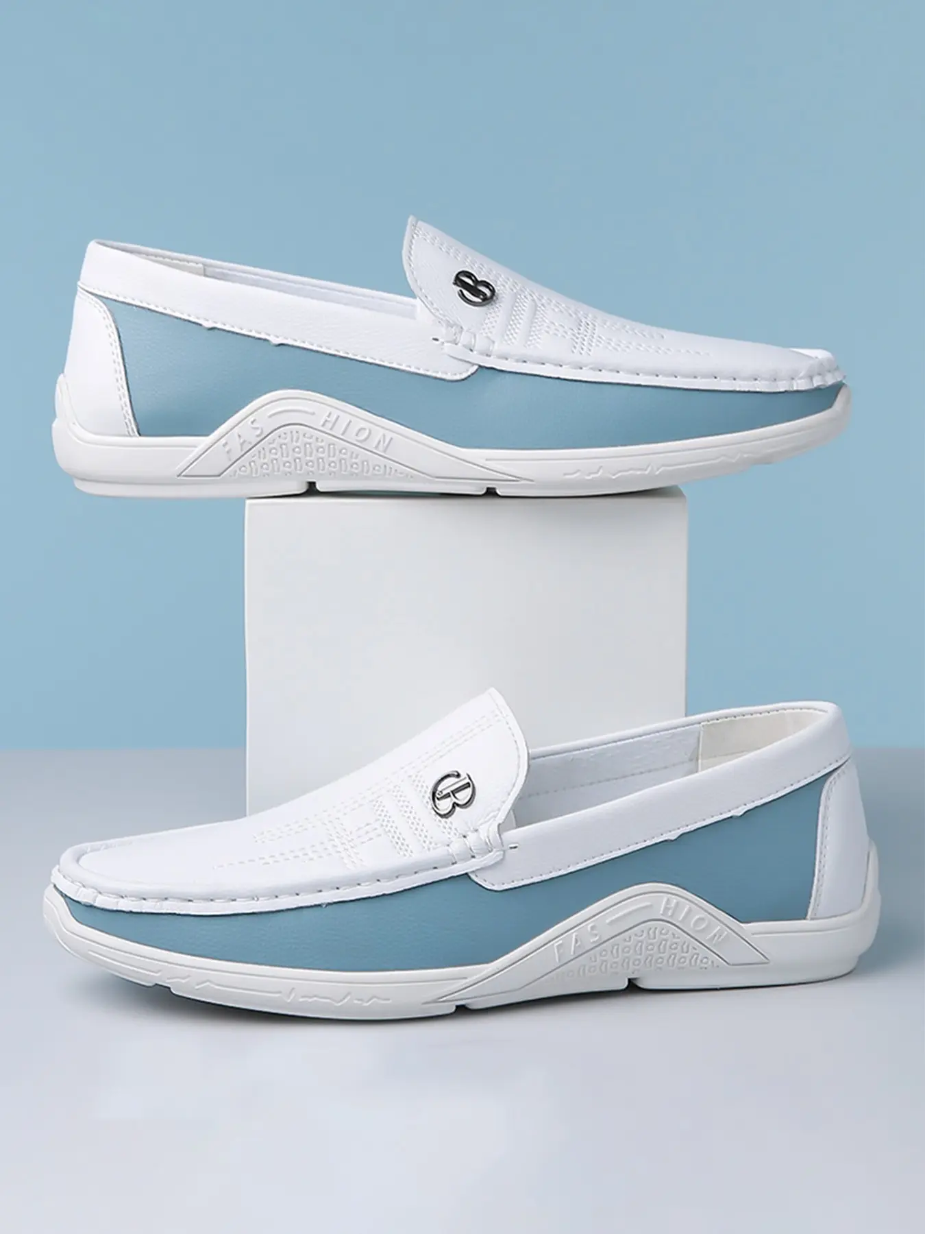 Men's Breathable Anti-Slip Slip-On Loafers, PU Leather Footwear, Casual Durable Walking Shoes, Ideal for Large Sizes, Classic Design, Lightweight Comfort, Slip On Style, Lightweight Slip Ons