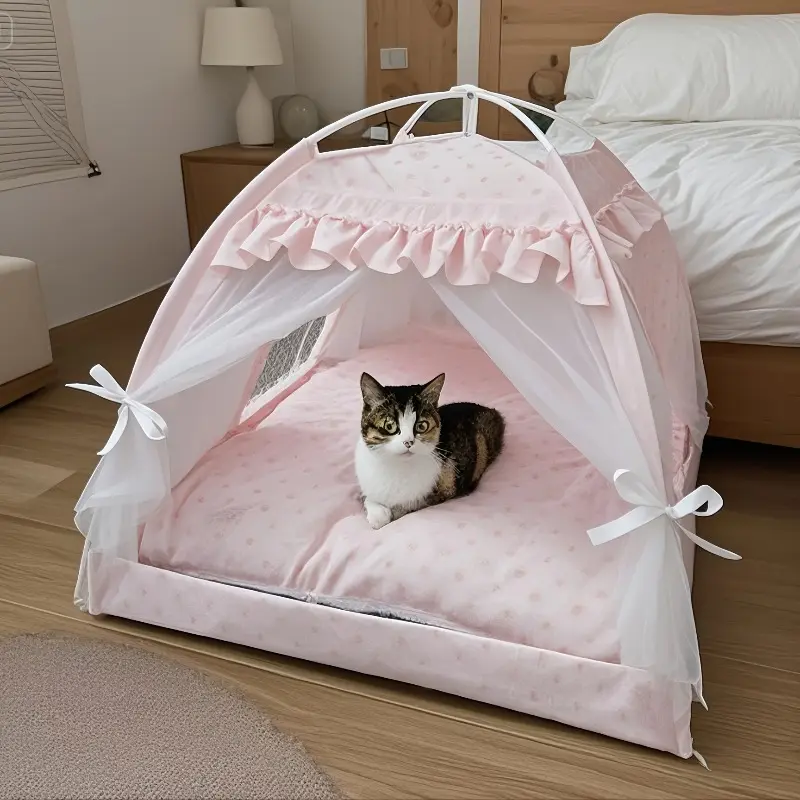Comfortable lace tent: The perfect den for your cat or dog! Kitten House