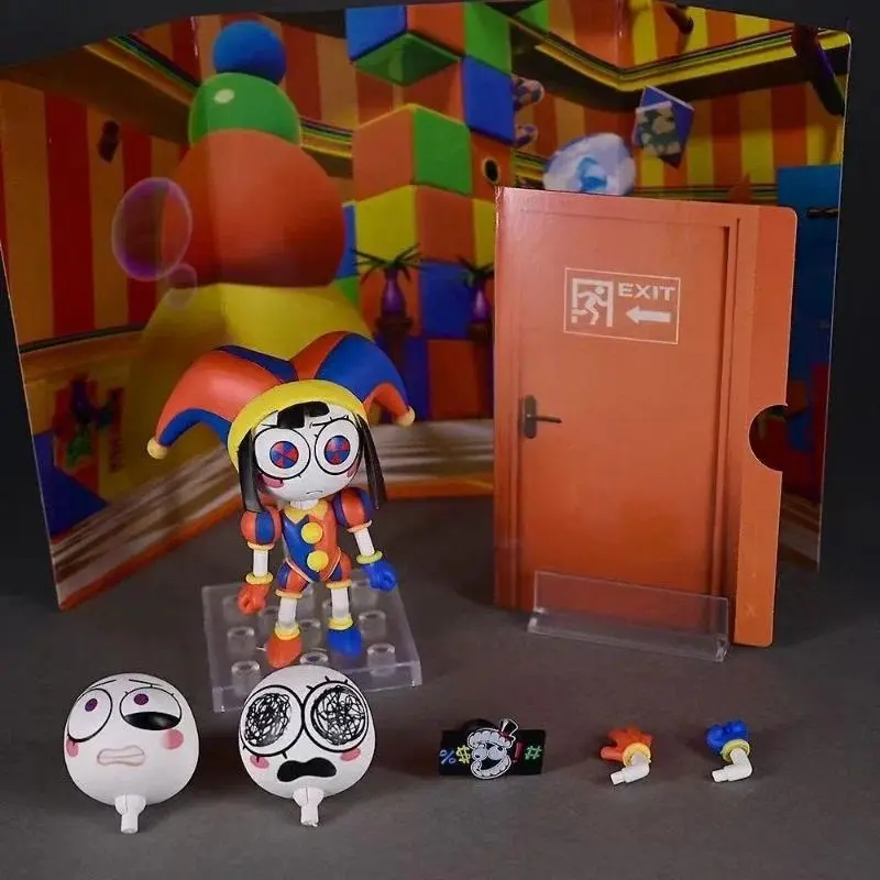New Magic Numbers Circus Pamni Q-Version Nendoroid Clown Action Figure, Room Ornament, Boy's Birthday Gift