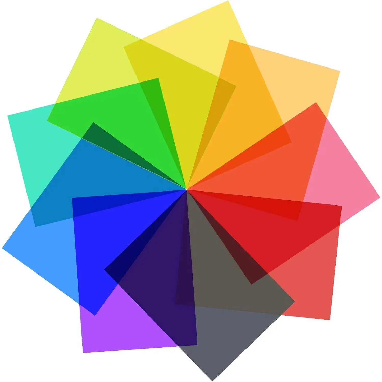 9 count Gel Light Filter Color Correction Colored Overlays Transparent Color Film Lighting Gel Filter Plastic Sheets Correction 9 Colors 11.7 by 8.3 Inches for Film, Video, Photo, Stage