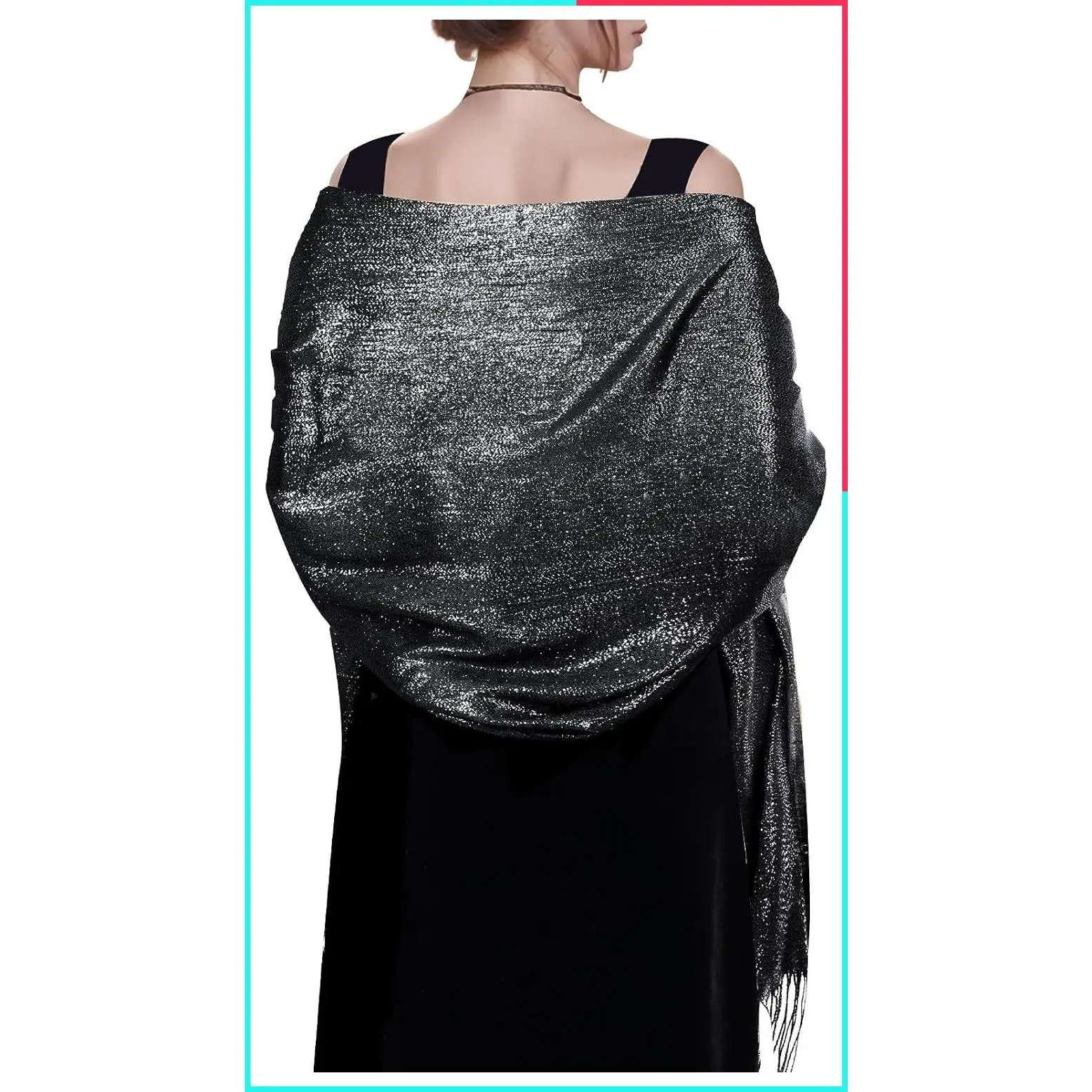 Women's Pashmina Shawl Wrap Scarf for Evening Dresses, Bridal, Bridesmaid, Wedding, Winter - Large Warm Soft Silky