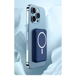 Magnetic Power Bank with Built-in Cable, 22.5W Fast Charging, 10000mAh Portable Charger with Digital Display