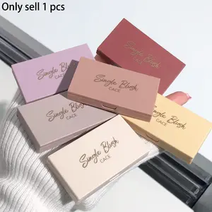 Monochrome Blush, 6 Low Saturation Shades with Subtle Glitter, Matte Finish, Formaldehyde-Free, Single Item, Makeup Balm, Beauty Cosmetics