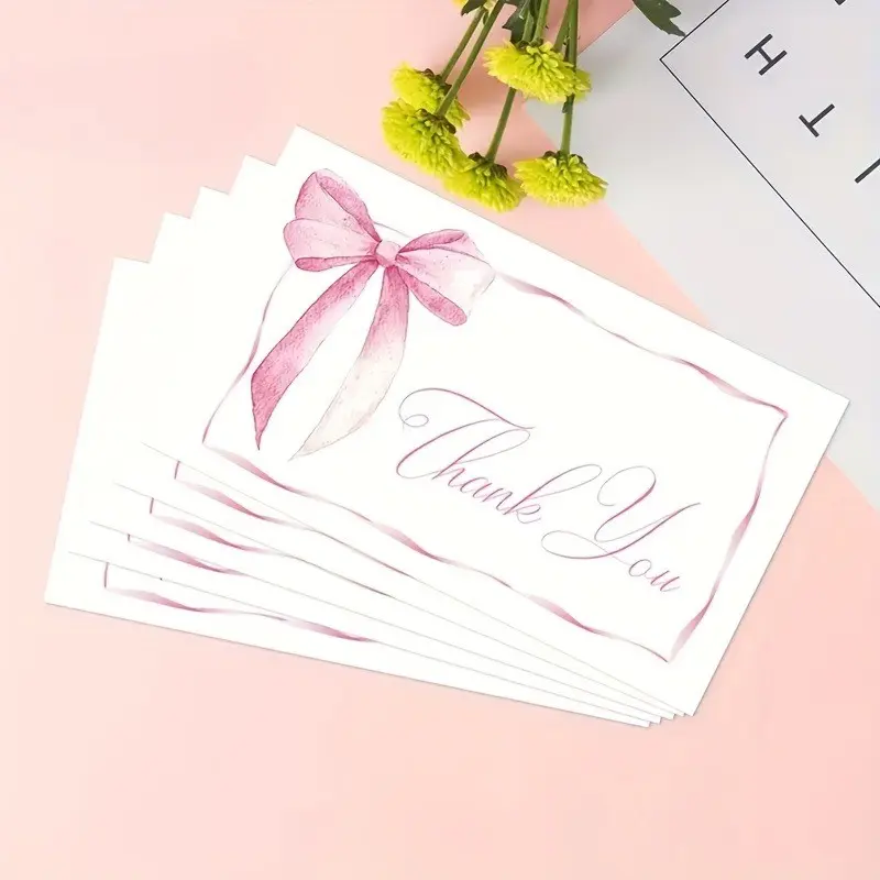 12pcs Cute Thank You Cards, Perfect for Online & Offline Use, Decorative & Gift Wrapping Cards, Ideal for Expressing Gratitude