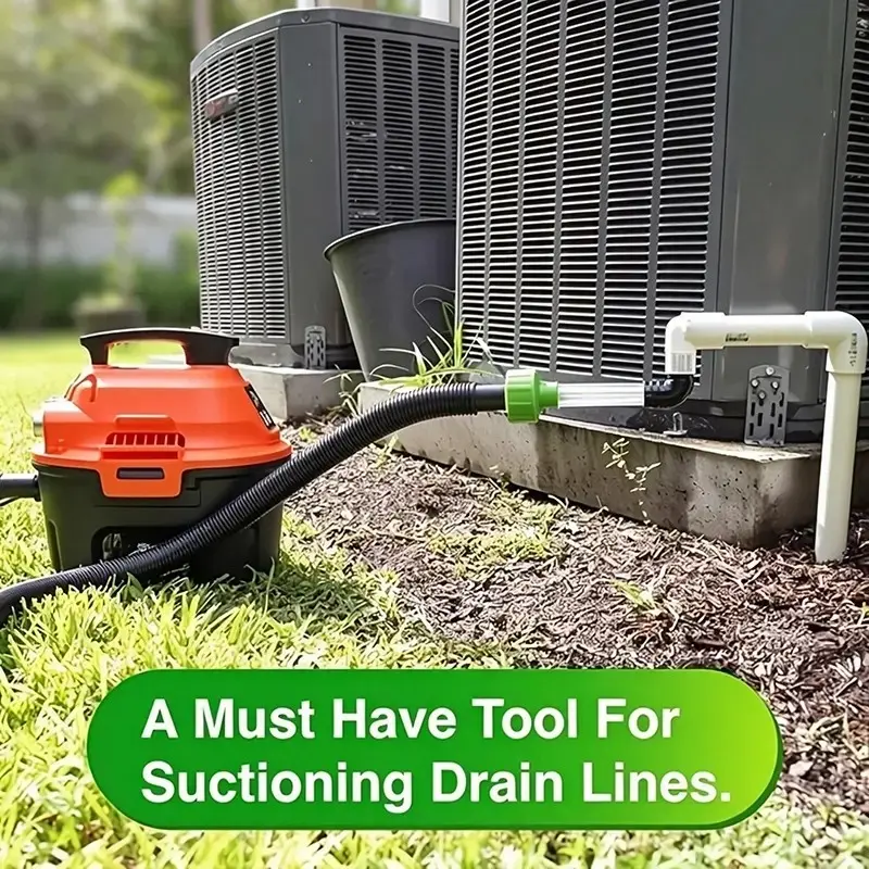 Hvac drain line cleaner, ac condensate drain cleaner, easy‑use ac pipe clog remover, fix AC drip without technician！#ACDrainLineCleaner #HVACTools #HomeMaintenance #ACRepairHacks #DrainLineUnclog