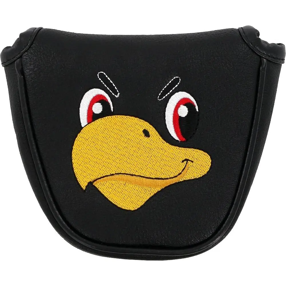 Golf Head Covers Mallet Putter Cover Headcover Magnetic Closure Embroidered Animals Fits Most Brands Scotty Cameron Odyssey Taylormade Ping ect.