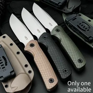 New Multi-functional Hiking Convenient Fixed-edge Knife with Sheath. 8Cr13MoV Blade, Nylon Fiber Handle. Ideal for Daily Carry, Camping, Fishing and Outdoor Use.