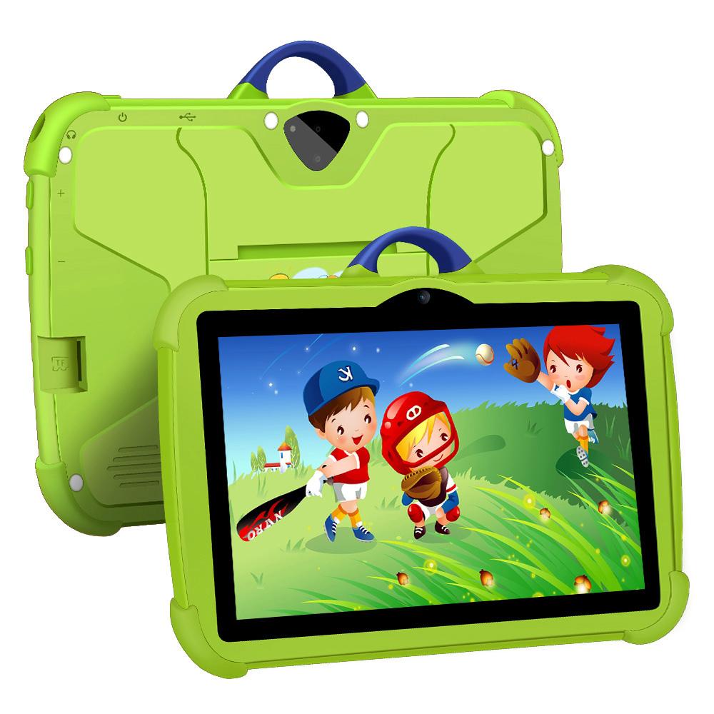Educational Android Kids Tablet with Case WiFi Tablet Pc for Children's best Gifts Android Kids Game Educational Learning Tablets Quad Core 4GB RAM 64GB ROM