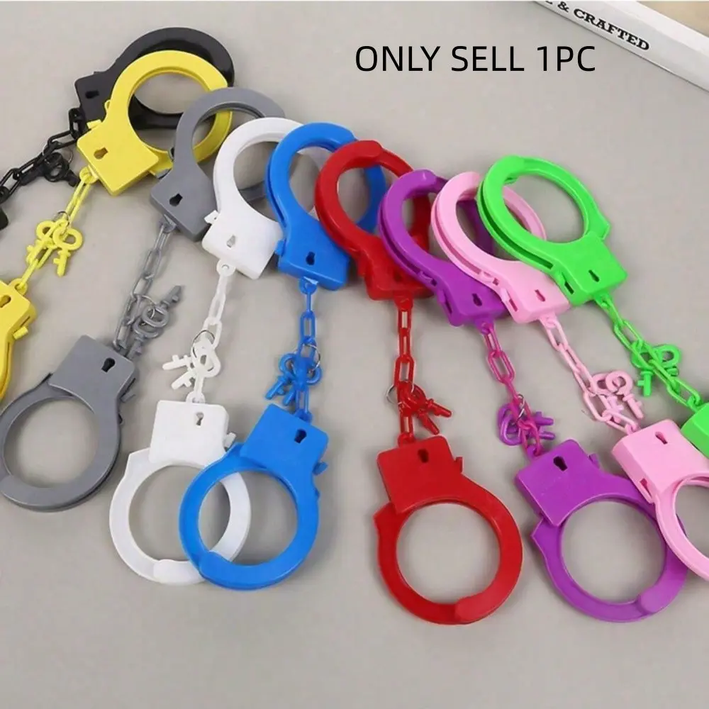 Colorful Resin Handcuffs Set, Perfect for Outdoor Entertainment, Fun and Free Power, Rave Party Accessory, Party Props, 1pc