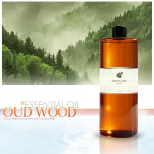 500ML 30% Oud wood Essential Oil Refill, Long-Lasting Aromatherapy Oil for Diffusers, Home Fragrance Therapy, Herbal & Humidifier Use