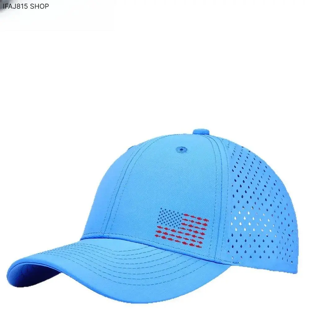Men's 6-Piece Patriotic Flag Pattern Duckbill Hats - Cool American Patriotic Hat, One Size, Flexible Breathable Lightweight Ventilated, Sun-Protective Quick-Dry Waterproof Hiking/Fishing Summer Cap 2026, Cool Hat
