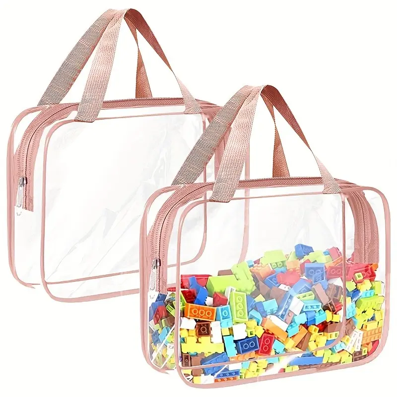 Multi-Use Storage Pouch, Board Game & Toy Organizer, Lego Brick Bag, Jigsaw Puzzle Holder, Student Books Case, Kids' School Supplies Container