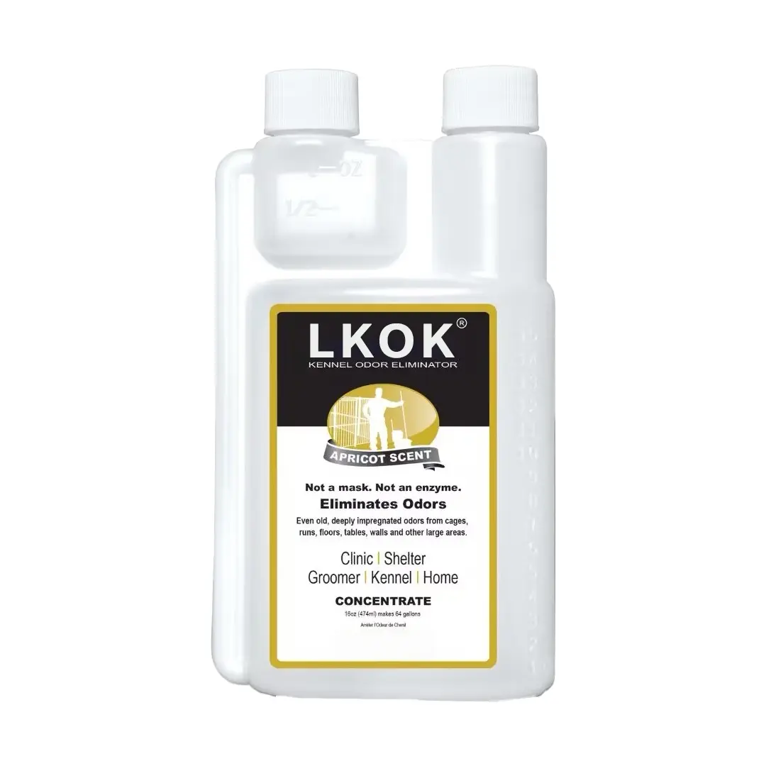 LKOK 16oz concentrate - Kennel Odor Eliminator - dog odor eliminator - odor eliminator for pets - Non-Enzymatic Formula Safe for Small Pets & Children - cat stuff for indoor - dog odor eliminator - advanced odor control - pet deodorizer,kitty,puppy