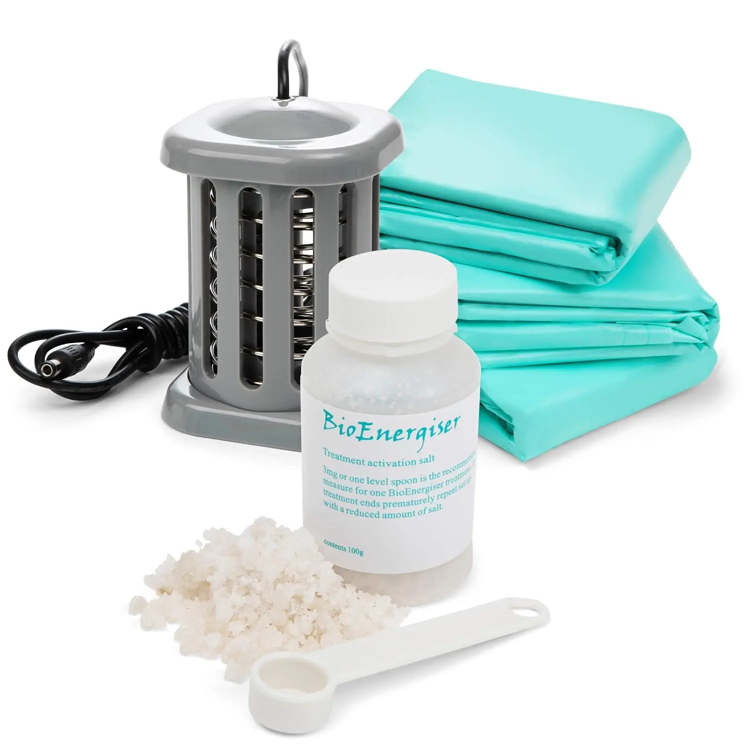 BioEnergizer Ionic Foot Detox Machine | Detox Foot w/Bath Basin to Remove Toxins |  Foot  with Sea Salt, 30 Liners & Refillable  | Ionic Foot  Detox for Aching  &  Hydration