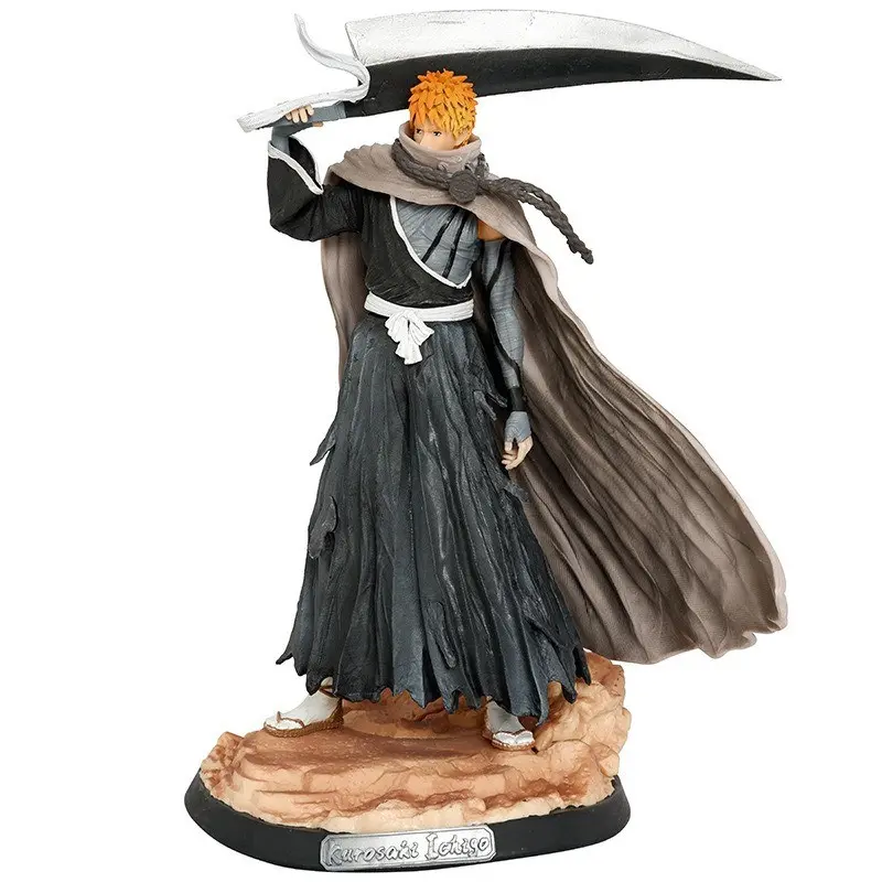 Bleach Ichigo Kurosaki Gk Statue, Hollow Masked Moon Model Figure, Collectible Handmade Sculpture, Anime Merchandise Gift