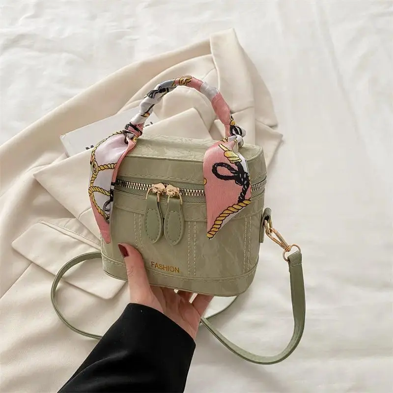 Women's Stylish Square Crossbody Shoulder Bag - Korean Style Adjustable Plain Purse for Women, Cute Lightweight Athletic Small Everyday Bag with Unique Design for Shopping, Travel, Stylish Square Bag