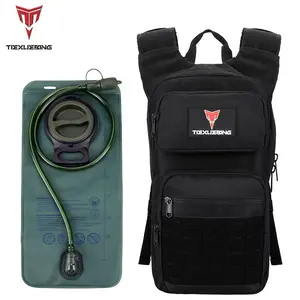 Tiexuebing Molle Tactical Hydration Pack, 3L Bike Water Bag Backpack, Outdoor Sports Cycling, Hiking, Camping, Fishing Gear, Outdoor Sports Equipment