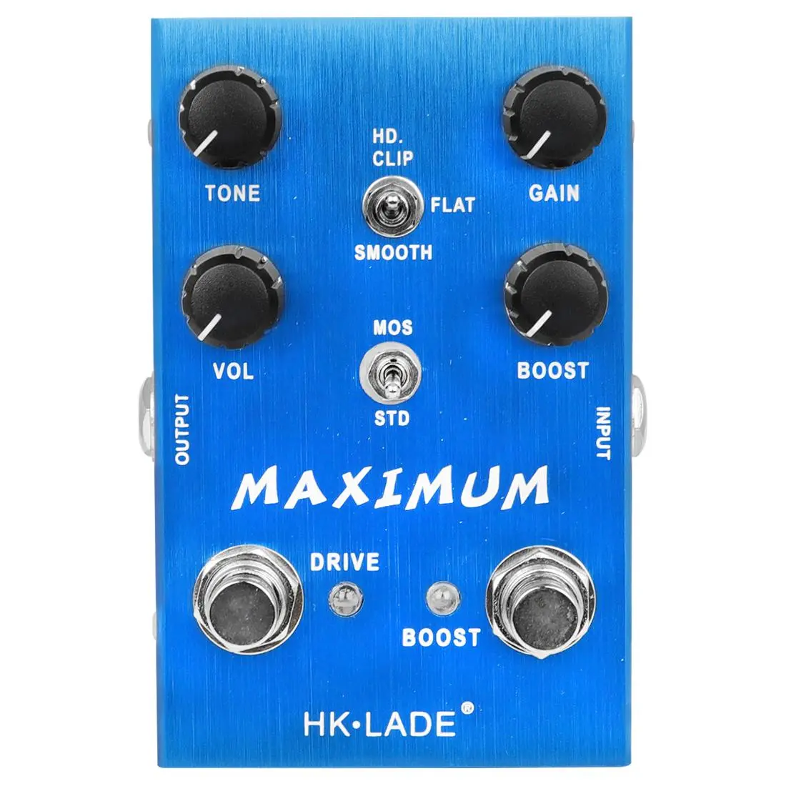MAXIMUM Overdrive Effect Pedal distortion & overdrive effect pedal with independent boost function Guitar Stompbox for Electric Guitar