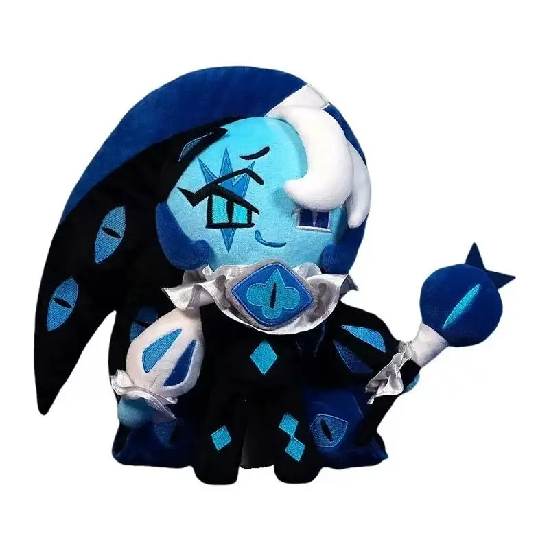 25CM Game Anime Figure Shadow Milk Cookie Plush Toy Soft Stuffed Cartoon Cookie Run Kingdom Doll For Kid Birthday Accompany Gift