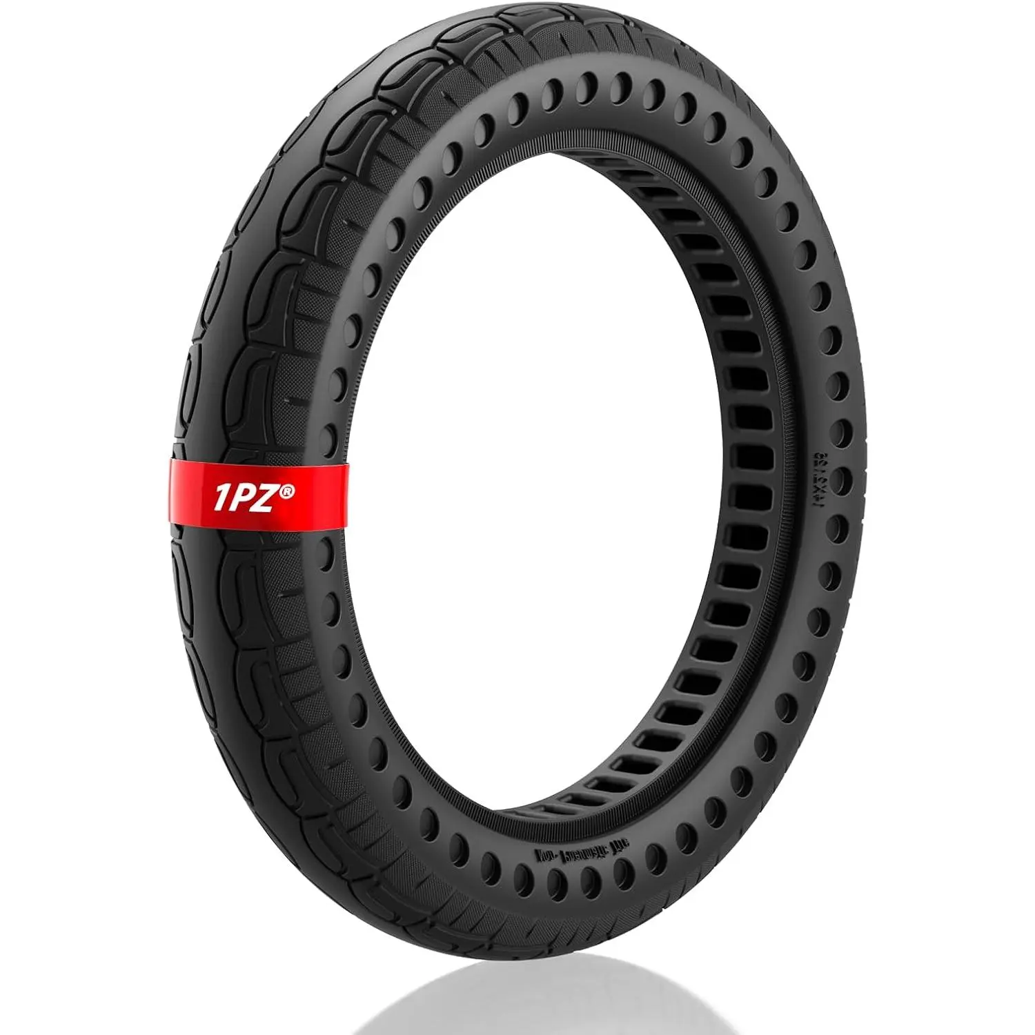 1PZ 14x2.125 Bicycle Solid Tire Rubber Honeycomb Tubeless Tire 14 Inch Explosion-Proof Anti-Puncture Solid Tires for Electric Bike