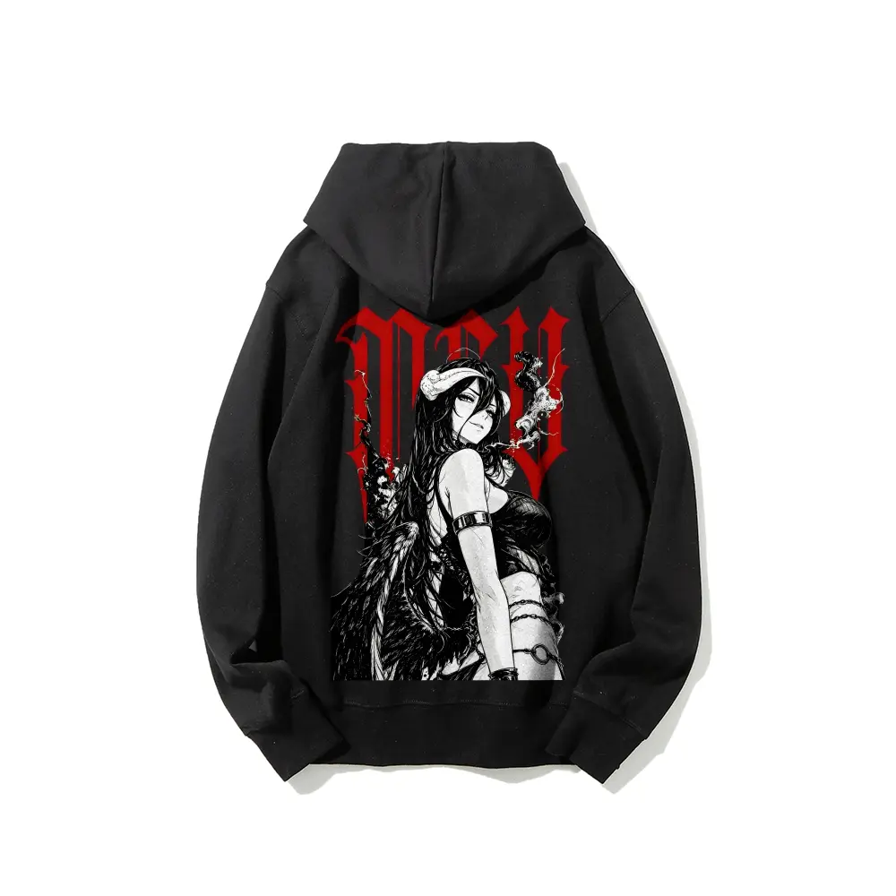Overlord Unisex Hoodie Streetwear Tops, Comfortable Breathable Fabric Sweatshirts Gift, Casual