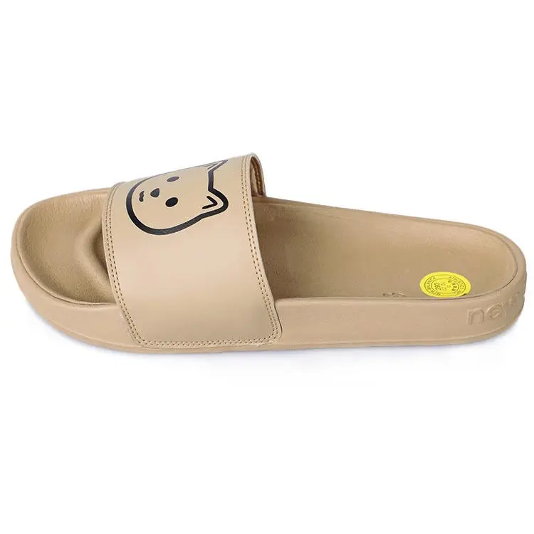 New Balance Noritake X  200 Series Collaboration Trendy Sports Slippers Light Brown SMF200NS