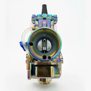 Colorful Carburetor for Keihin Pwk 24-34mm, Universal 2t 4t Carburator with Power Jet