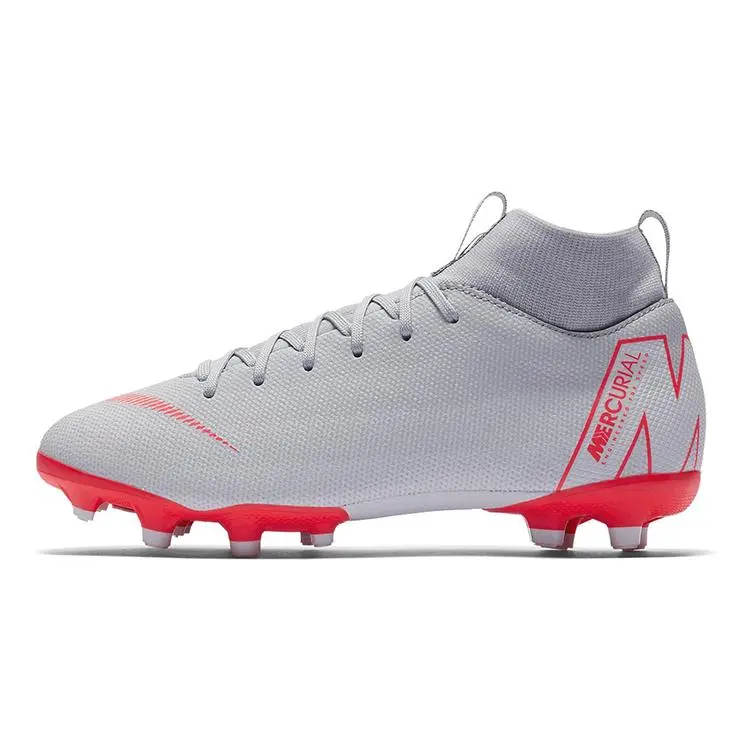Nike Mercurial Superfly 6 Academy FG/MG Multi-Ground Anti-Slip Shock Absorbing Durable Mid-Top Soccer Shoes AH7337-060