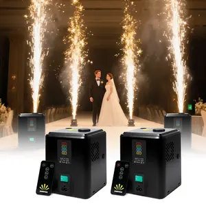 1pc 350W Cold Spark Machine with 10×50g Consumables, 2-3.5M Spark Effect, Portable Auto Safety Cutoff FX Device for Wedding Party DJ Stage Events festive gift