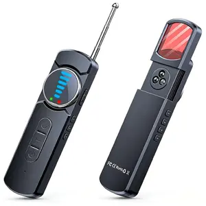 Hidden Camera Detector for Hotels, Anti Spy Bug Detector with RF Signal Scanner, GPS Tracker Finder & Listening Device Detector, 6-in-1 Anti-theft Detector Alarm for Travel Home Office Car