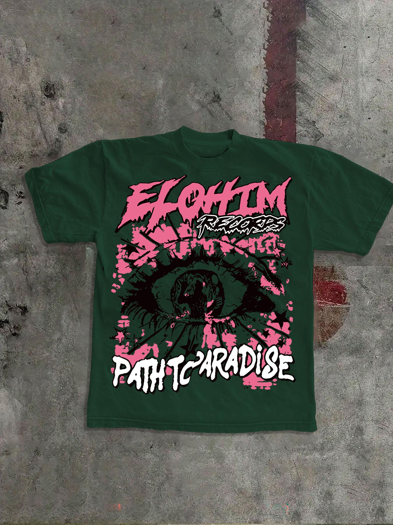 Unisex Short Sleeve T-Shirt, Casual Fashionable Style for Summer, Loose-Fitting Modern American Streetwear