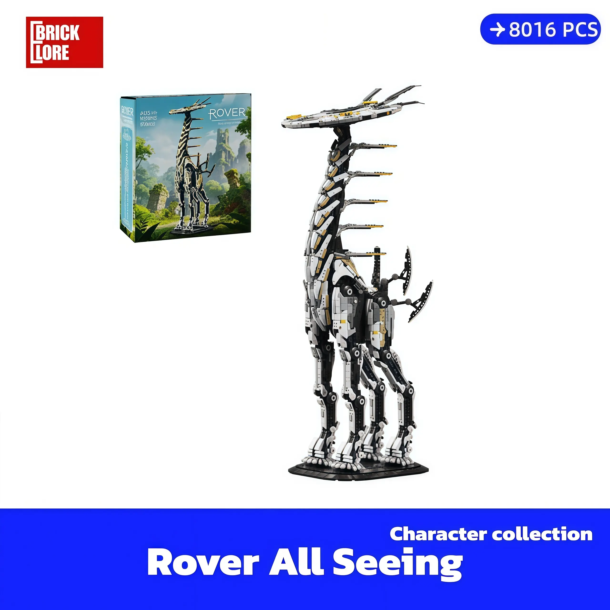 [BrickLORE](SHIP FREE)Horizon Zero Dawn Rover All Seeing Character collection 8016 Pieces