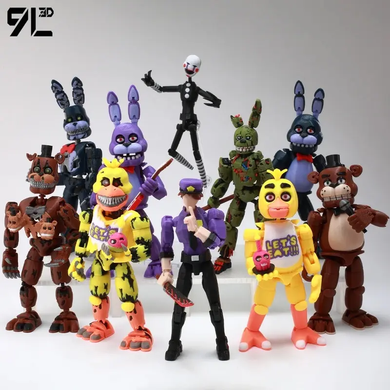 9L3D Dummy13 Horror Game Figure Realistic Anime Model Toys Articulated Joints Classic Collectible Desktop Ornament Surprise Gift