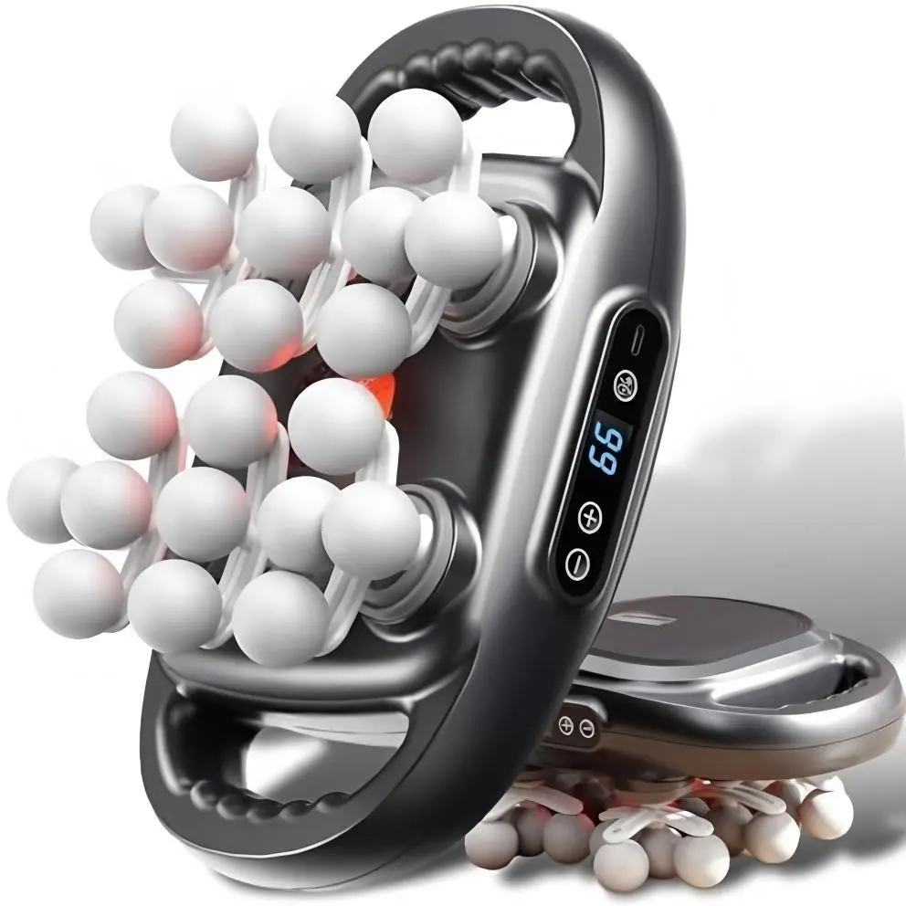 22-Head Fascia Gun High-Frequency Vibration Body Massage Gun Fascia Release Tools Back and Waist Massager Neck Shoulder Massager Muscle masajeador