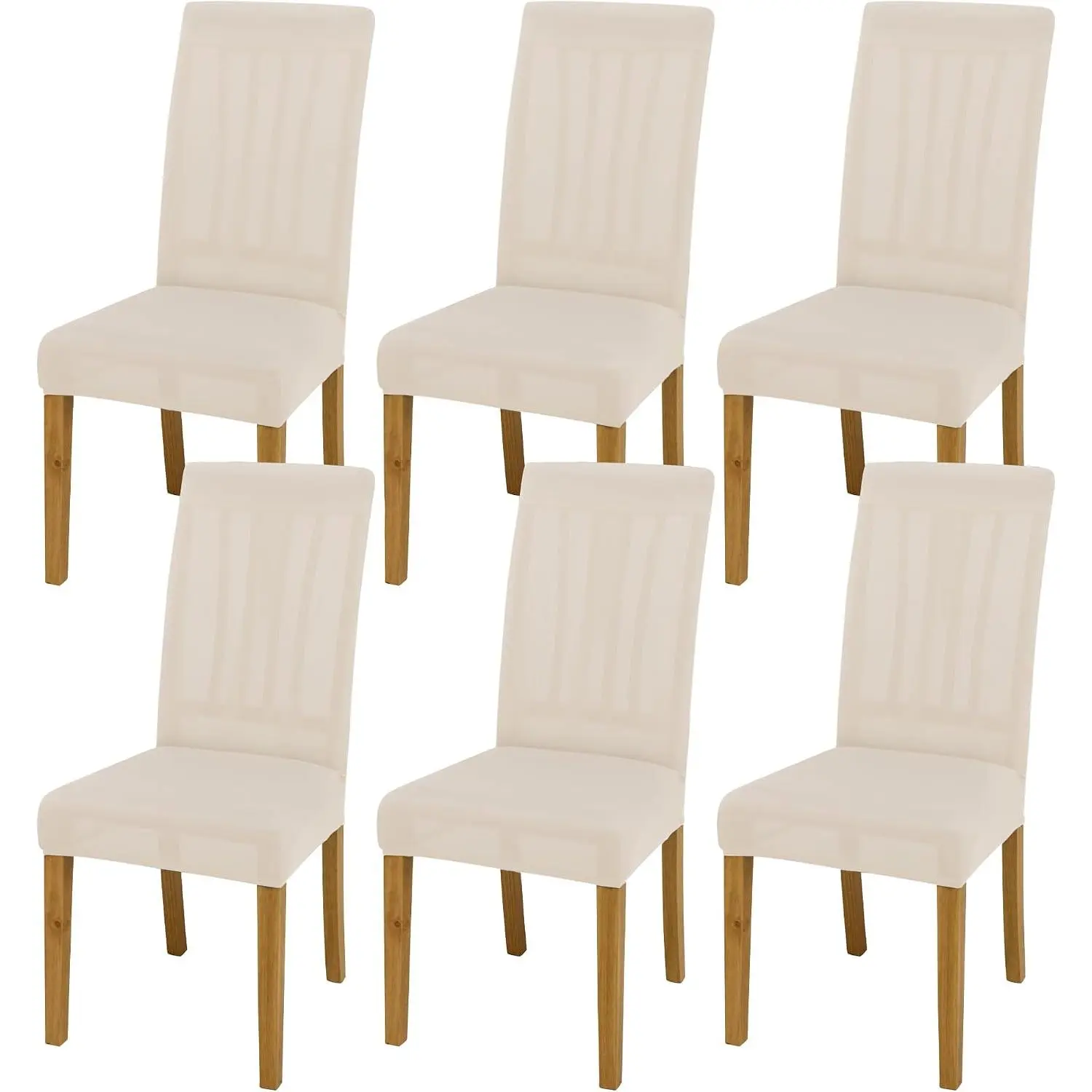 Chair Covers,Dining Room Chair Covers Set of 6,Stretch Kitchen Chair Cover,Washable Dining Chair Cover,Parsons Chair Slipcovers Protective,for Home,Restaurant,Banquet
