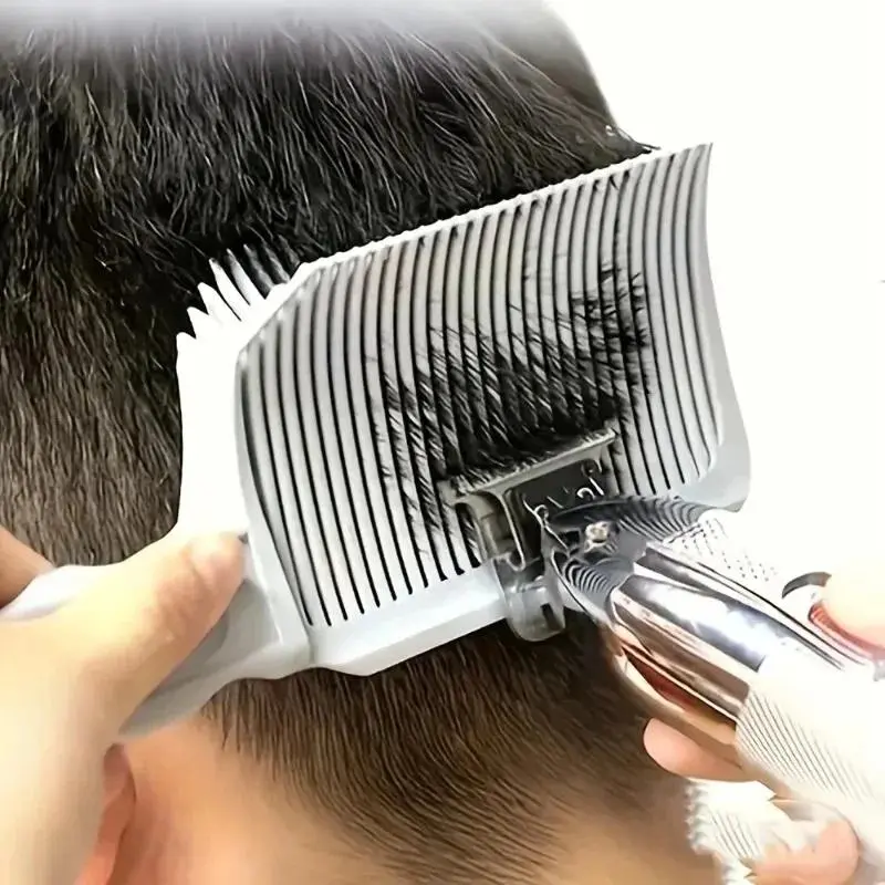 3-Piece Professional Fading Comb Set, Heat-Resistant Flat Top Combs for Men's Hair Cutting, Barber Blending, and Clipper Work, Male