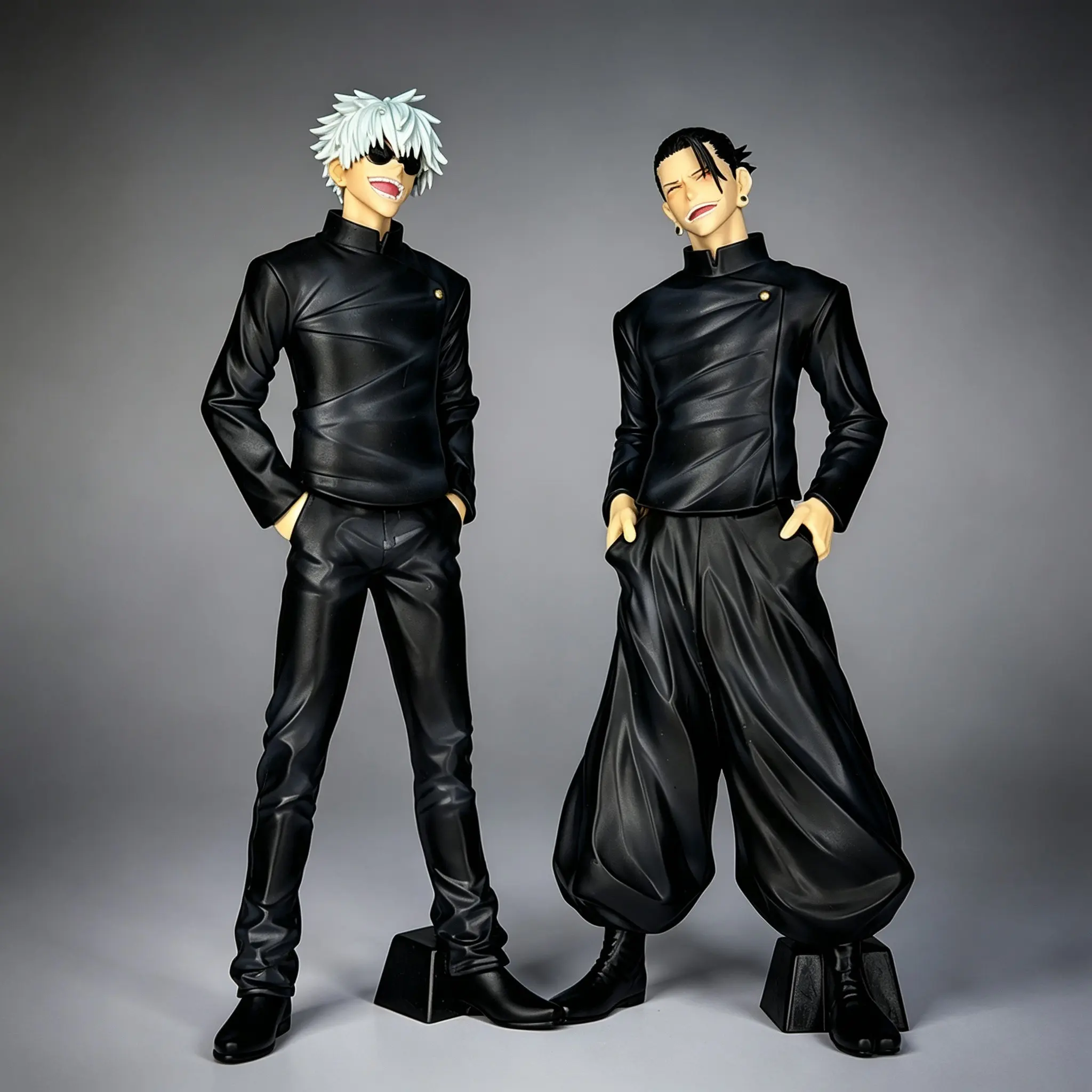 Jujutsu Kaisen Gojo Satoru & Megumi Fushiguro Figure Set, Detailed Student, High-Quality PVC Material, Perfect for Collectors